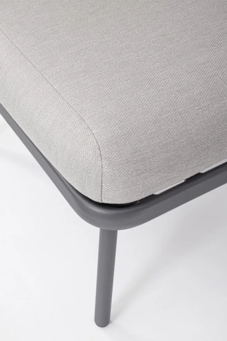 Poltrone>Bizzotto POLTRONA ANTRACITE QS22/GRAPHITE - HARLOW