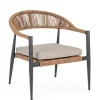 Poltrone>Bizzotto POLTRONA C-BR C-C JANDIA ANTRAC/NATURAL