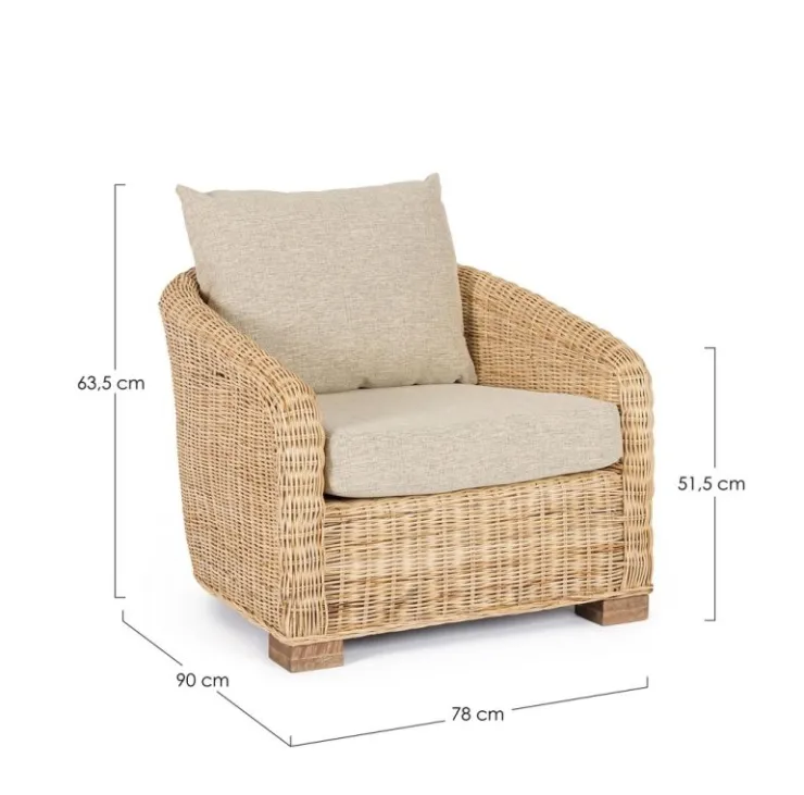 Poltrone E Chaise Longue>Bizzotto POLTRONA C-C CADICE