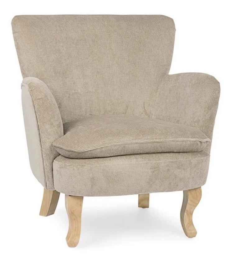 Poltrone E Chaise Longue>Bizzotto POLTRONA COLOR TORTORA - CHENILLE