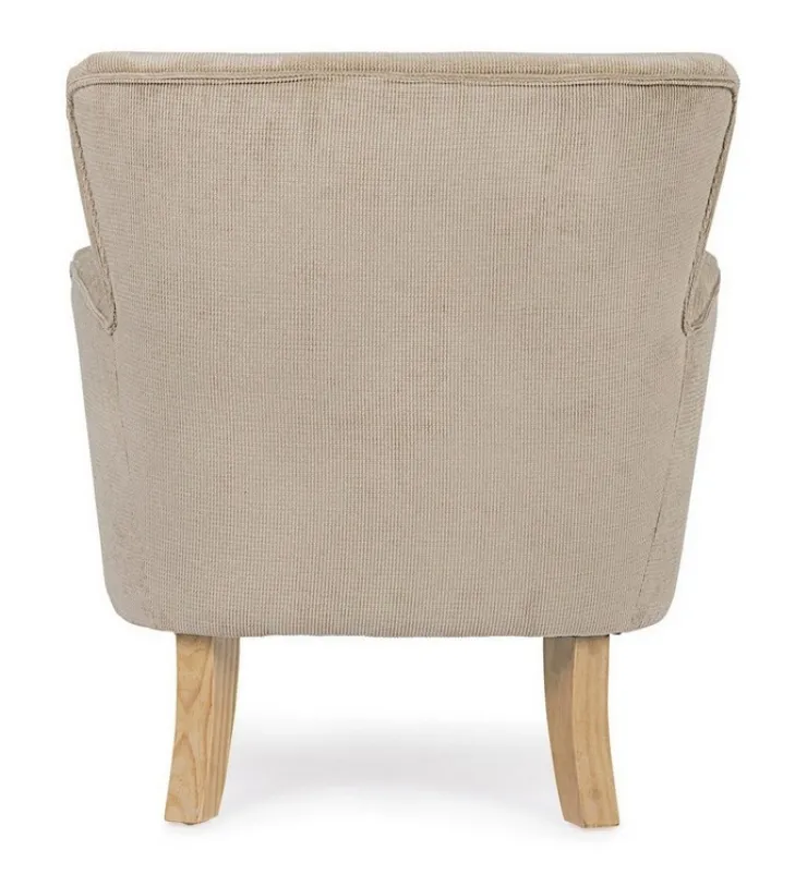 Poltrone E Chaise Longue>Bizzotto POLTRONA COLOR TORTORA - CHENILLE