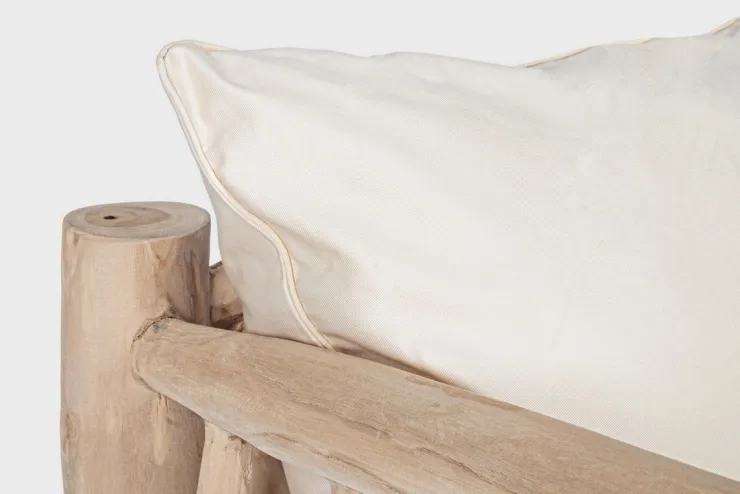 Poltrone E Chaise Longue>Bizzotto POLTRONA CON CUSCINO IN TEAK - SAHEL