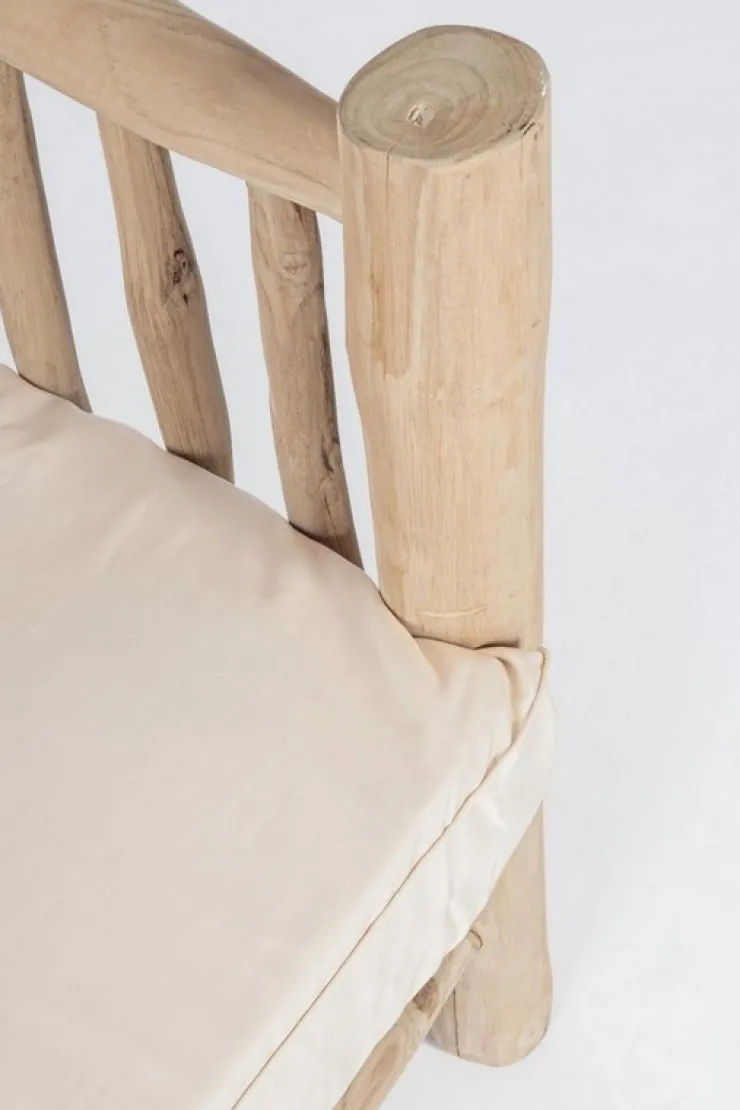 Poltrone E Chaise Longue>Bizzotto POLTRONA CON CUSCINO IN TEAK - SAHEL