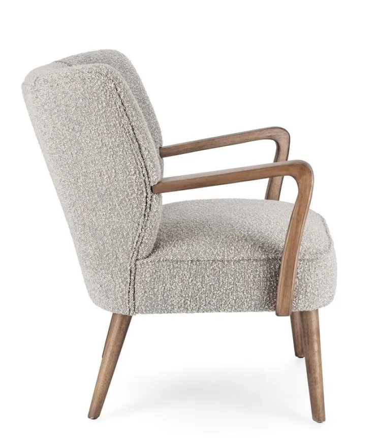 Poltrone E Chaise Longue>Bizzotto POLTRONA EFFETTO BOUCLE' - MORITZ