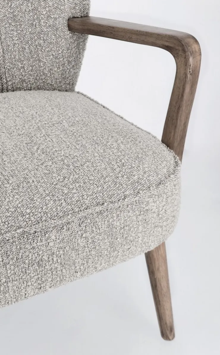 Poltrone E Chaise Longue>Bizzotto POLTRONA EFFETTO BOUCLE' - MORITZ