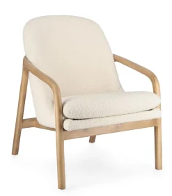 Poltrone E Chaise Longue>Bizzotto POLTRONA EFFETTO BOUCLE' PURE - ELAIDE