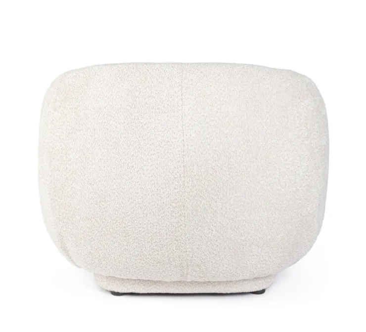 Poltrone E Chaise Longue>Bizzotto POLTRONA EFFETTO BOUCLE' NATURALE - TECLA