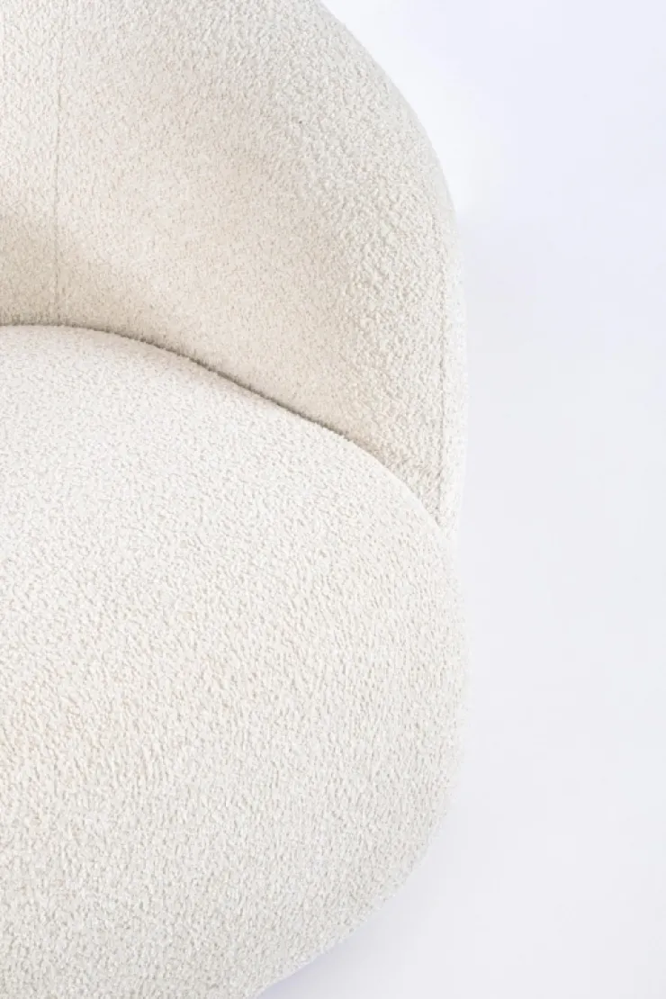 Poltrone E Chaise Longue>Bizzotto POLTRONA EFFETTO BOUCLE' NATURALE - TECLA