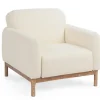 Poltrone E Chaise Longue>Bizzotto POLTRONA EFFETTO BOUCLE' NATURALE - DETROIT