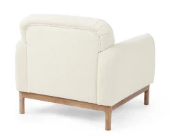 Poltrone E Chaise Longue>Bizzotto POLTRONA EFFETTO BOUCLE' NATURALE - DETROIT
