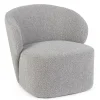 Poltrone E Chaise Longue>Bizzotto POLTRONA EFFETTO BUCLE' GRIGIO - BABILA