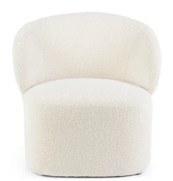 Poltrone E Chaise Longue>Bizzotto POLTRONA EFFETTO BUCLE' NATURALE - BABILA