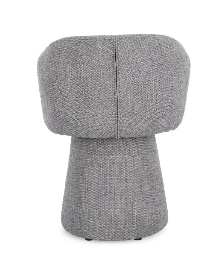 Poltrone E Chaise Longue>Bizzotto POLTRONA GIREVOLE GRIGIO SCURO - LOTTIE