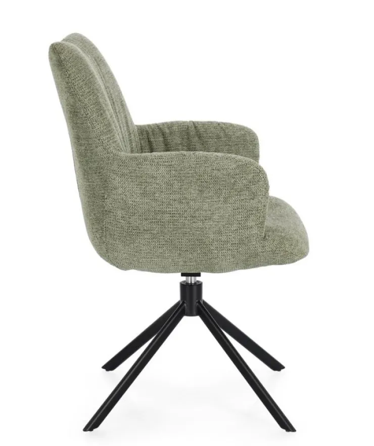 Sedie>Bizzotto POLTRONA GIREVOLE ALEXANDER OLIVE