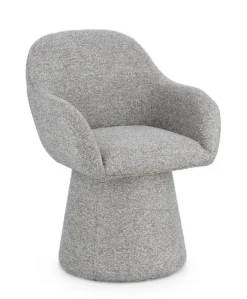 Poltrone E Chaise Longue>Bizzotto POLTRONA GIREVOLE ANTARA GRIGIO