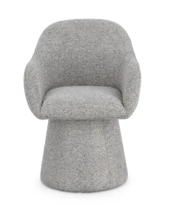 Poltrone E Chaise Longue>Bizzotto POLTRONA GIREVOLE ANTARA GRIGIO