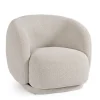 Poltrone E Chaise Longue>Bizzotto POLTRONA GIREVOLE BRITTANY NATURALE