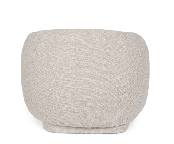 Poltrone E Chaise Longue>Bizzotto POLTRONA GIREVOLE BRITTANY NATURALE