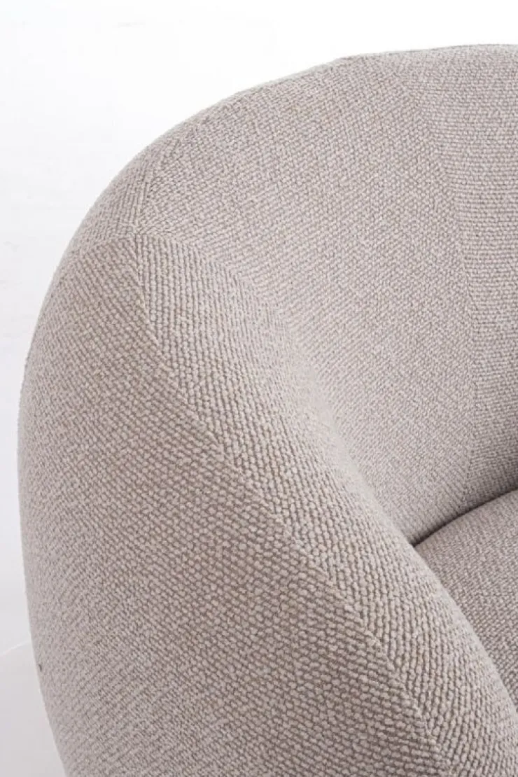Poltrone E Chaise Longue>Bizzotto POLTRONA GIREVOLE BRITTANY NATURALE