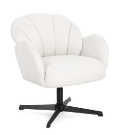 Poltrone E Chaise Longue>Bizzotto POLTRONA GIREVOLE CHLOE SNOW