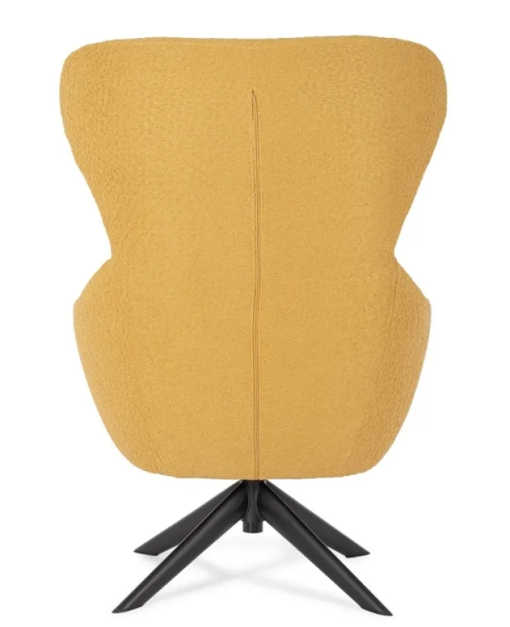 Poltrone E Chaise Longue>Bizzotto POLTRONA GIREVOLE HAILEY SENAPE