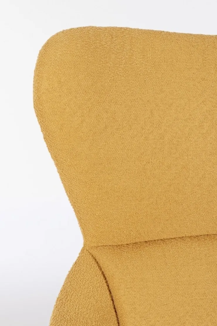 Poltrone E Chaise Longue>Bizzotto POLTRONA GIREVOLE HAILEY SENAPE
