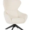 Poltrone E Chaise Longue>Bizzotto POLTRONA GIREVOLE HAILEY SNOW