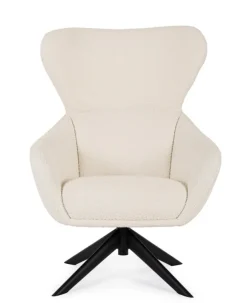 Poltrone E Chaise Longue>Bizzotto POLTRONA GIREVOLE HAILEY SNOW