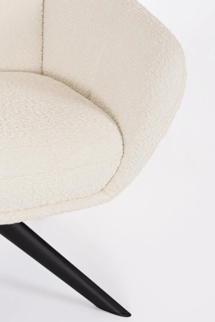 Poltrone E Chaise Longue>Bizzotto POLTRONA GIREVOLE HAILEY SNOW