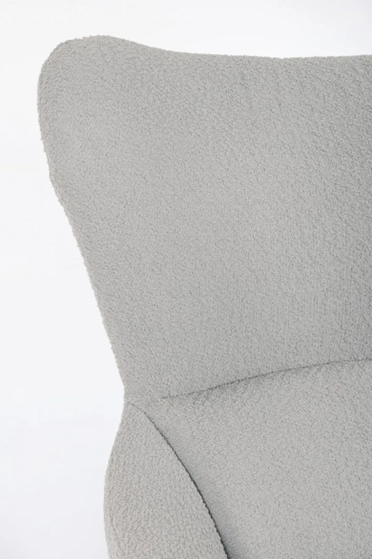 Poltrone E Chaise Longue>Bizzotto POLTRONA GIREVOLE HAILEY GRIGIO
