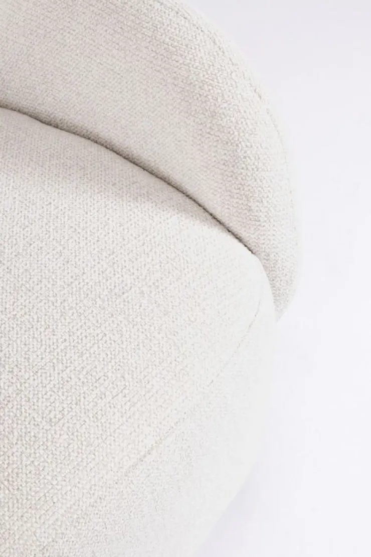 Poltrone E Chaise Longue>Bizzotto POLTRONA GIREVOLE HARPER BIANCO