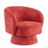 Poltrone E Chaise Longue>Bizzotto POLTRONA GIREVOLE JULIENNE CHERRY