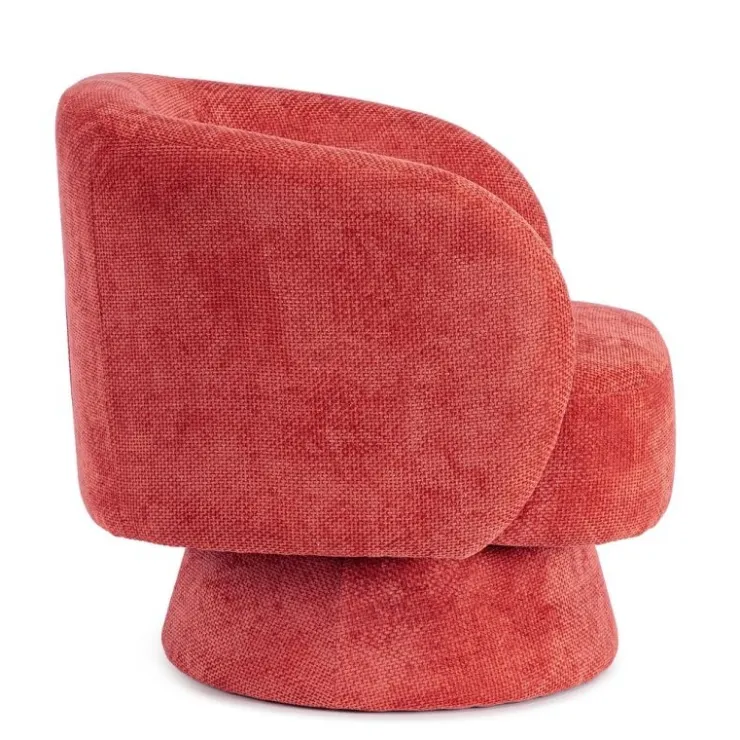 Poltrone E Chaise Longue>Bizzotto POLTRONA GIREVOLE JULIENNE CHERRY