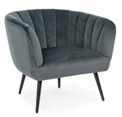 Poltrone E Chaise Longue>Bizzotto POLTRONA GRIGIA - AVRIL