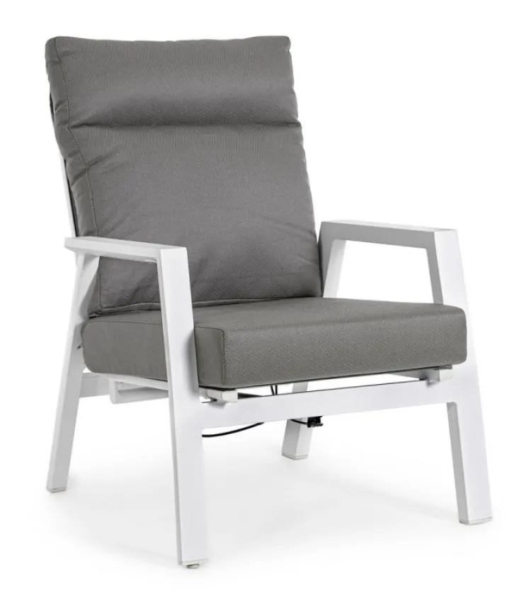 Poltrone>Bizzotto POLTRONA IN ALLUMINIO BIANCO JX11 - KLEDI