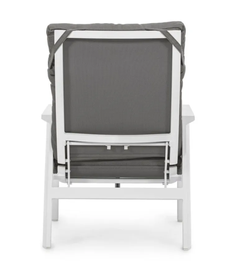 Poltrone>Bizzotto POLTRONA IN ALLUMINIO BIANCO JX11 - KLEDI