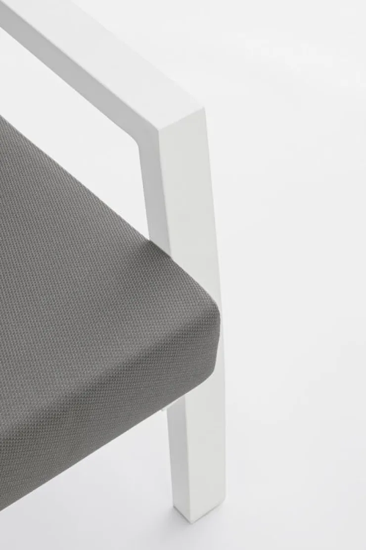 Poltrone>Bizzotto POLTRONA IN ALLUMINIO BIANCO JX11 - KLEDI