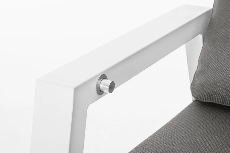 Poltrone>Bizzotto POLTRONA IN ALLUMINIO BIANCO JX11 - KLEDI
