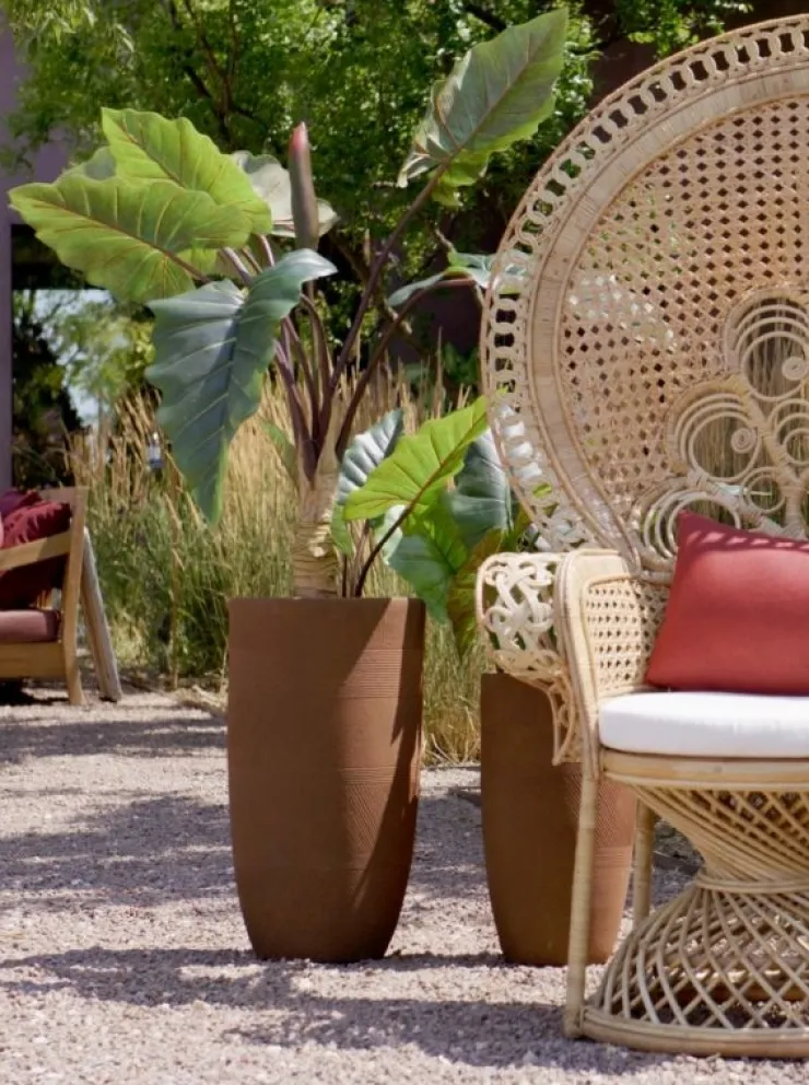 Poltrone E Chaise Longue>Bizzotto POLTRONA IN FIBRE NATURALI SFODERABILE NATURALE - PEACOCK