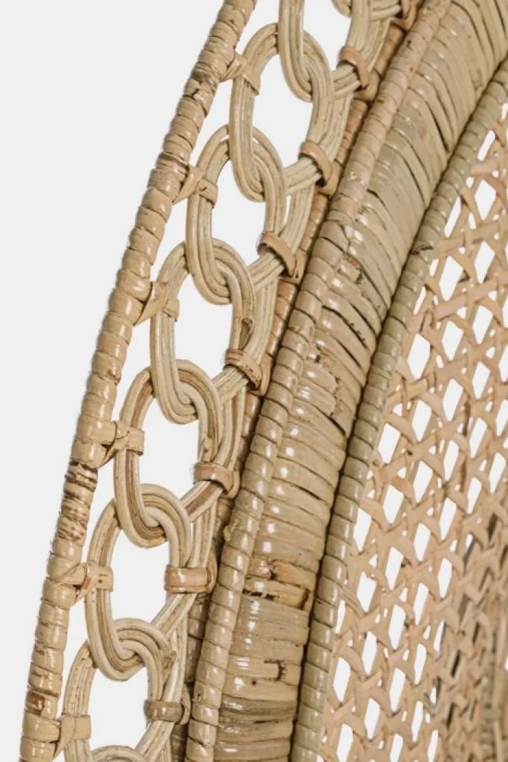 Poltrone E Chaise Longue>Bizzotto POLTRONA IN FIBRE NATURALI SFODERABILE NATURALE - PEACOCK