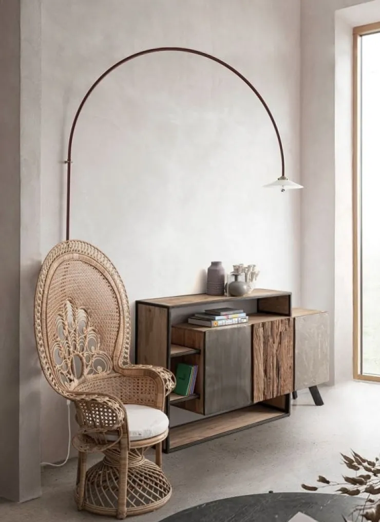 Poltrone E Chaise Longue>Bizzotto POLTRONA IN FIBRE NATURALI SFODERABILE NATURALE - PEACOCK