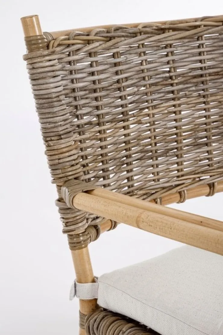 Poltrone E Chaise Longue>Bizzotto POLTRONA IN FIBRE NATURALI CON CUSCINO - TARIFA