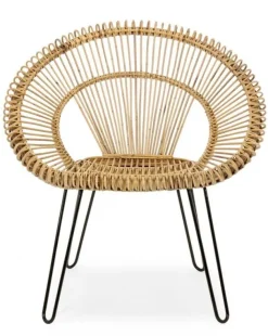 Poltrone E Chaise Longue>Bizzotto POLTRONA IN FIBRE NATURALI - ESTEBAN