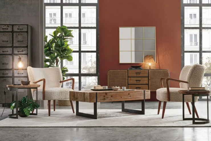 Poltrone E Chaise Longue>Bizzotto POLTRONA IN LEGNO BIANCA - MORITZ