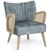 Poltrone E Chaise Longue>Bizzotto POLTRONA IN LEGNO COASTAL - VIRNA
