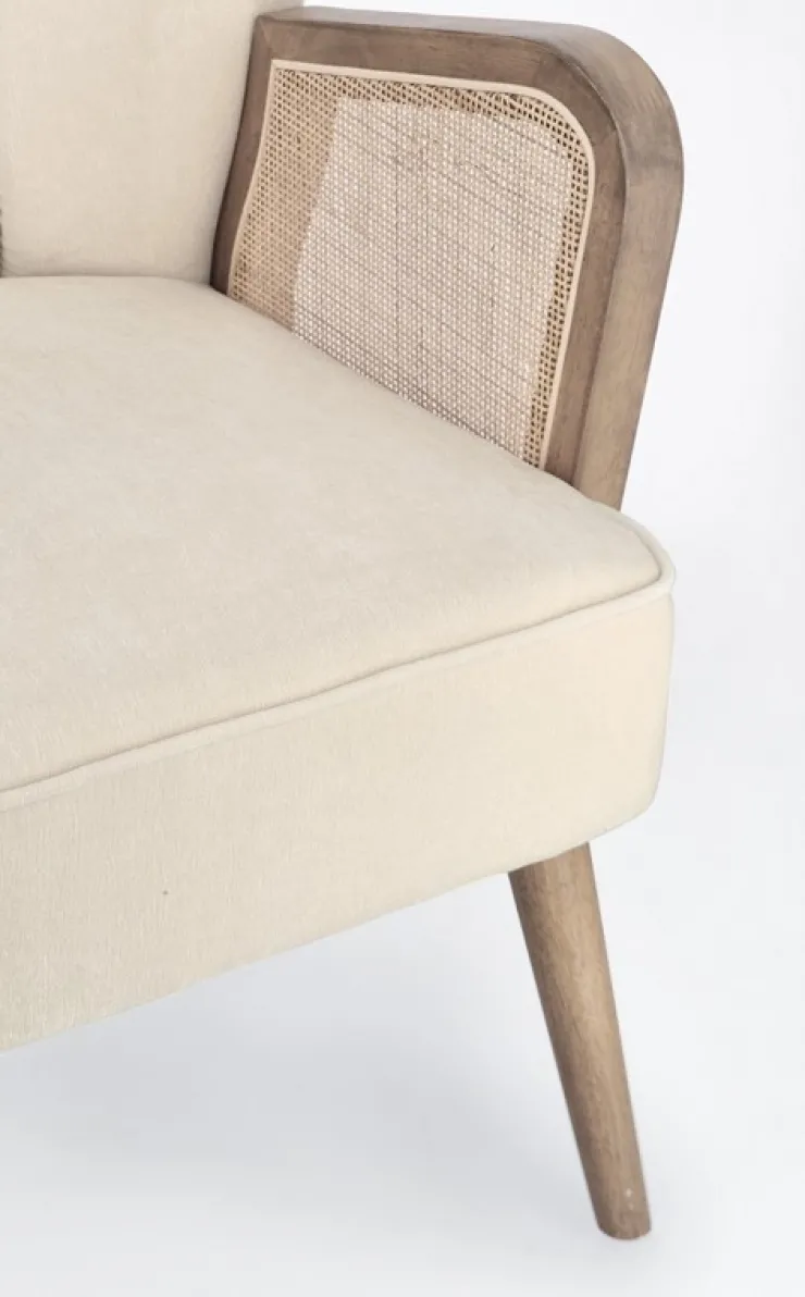 Poltrone E Chaise Longue>Bizzotto POLTRONA IN LEGNO NATURAL - VIRNA