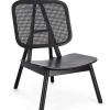 Poltrone E Chaise Longue>Bizzotto POLTRONA IN LEGNO NERO - YVES