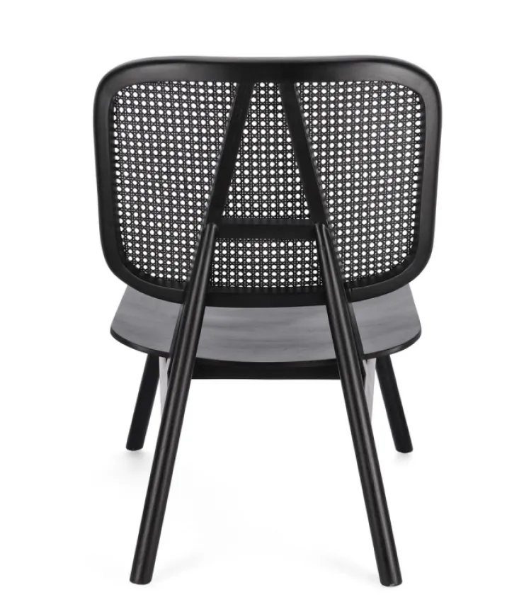 Poltrone E Chaise Longue>Bizzotto POLTRONA IN LEGNO NERO - YVES