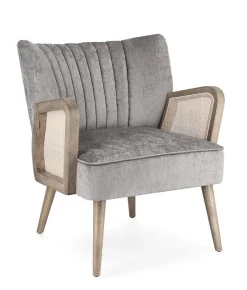 Poltrone E Chaise Longue>Bizzotto POLTRONA IN LEGNO SILVER - VIRNA