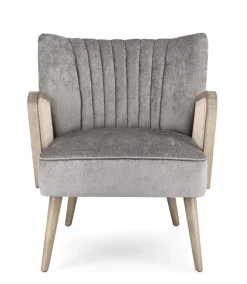 Poltrone E Chaise Longue>Bizzotto POLTRONA IN LEGNO SILVER - VIRNA